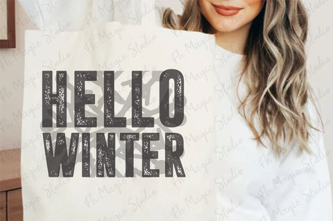hello winter | Winter SVG Cut File | Christmas Svg | Winter Svg | Wintertime Svg | T-shirt Design | funny Winter Svg | Funny Winter Quotes | Winter Svg PNG Files SVG farhad farhad 