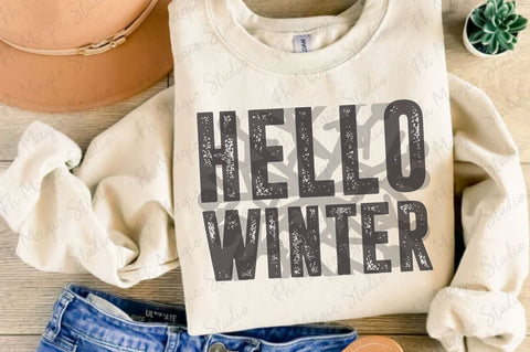 hello winter | Winter SVG Cut File | Christmas Svg | Winter Svg | Wintertime Svg | T-shirt Design | funny Winter Svg | Funny Winter Quotes | Winter Svg PNG Files SVG farhad farhad 