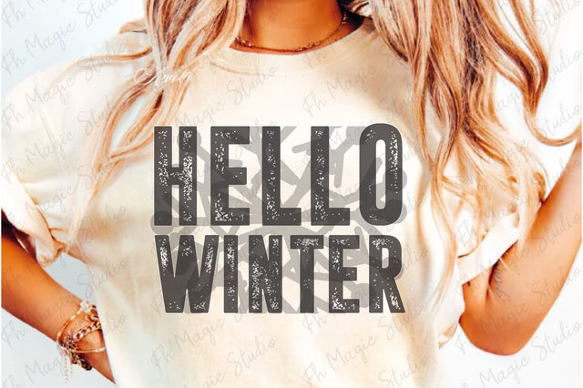 hello winter | Winter SVG Cut File | Christmas Svg | Winter Svg | Wintertime Svg | T-shirt Design | funny Winter Svg | Funny Winter Quotes | Winter Svg PNG Files SVG farhad farhad 