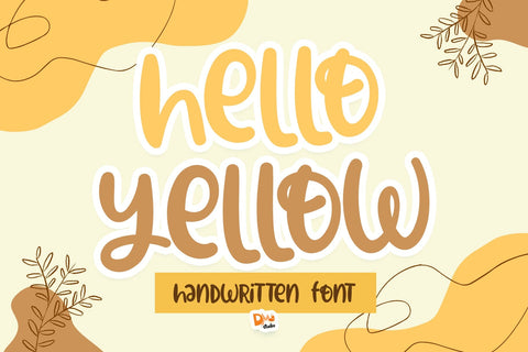 Hello Yellow Font Dm Letter Studio 