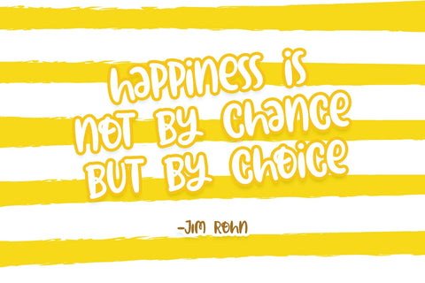 Hello Yellow Font Dm Letter Studio 