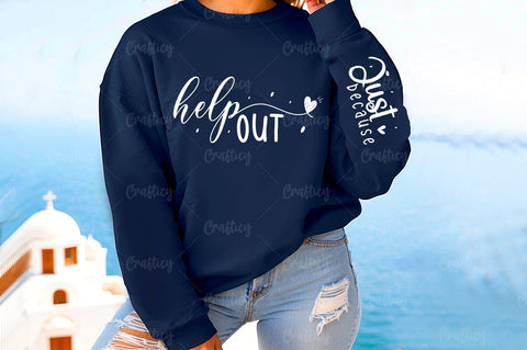 Help out Sleeve SVG Design SVG Designangry 