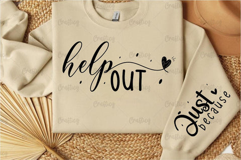 Help out Sleeve SVG Design SVG Designangry 