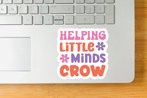 Helping Little Minds Crow SVG Angelina750 
