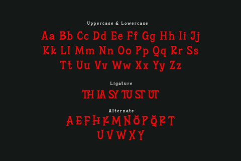 Hels Autom - Horror Display Font Font twinletter 