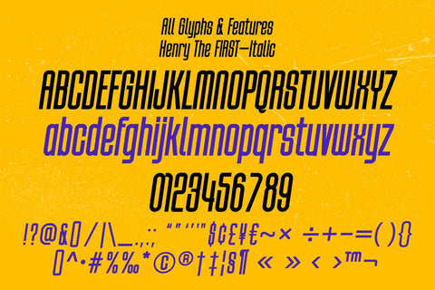 Henry the First Duo Font Font BB Digital Arts 