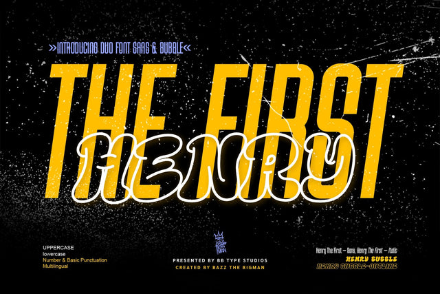 Henry the First Duo Font Font BB Digital Arts 