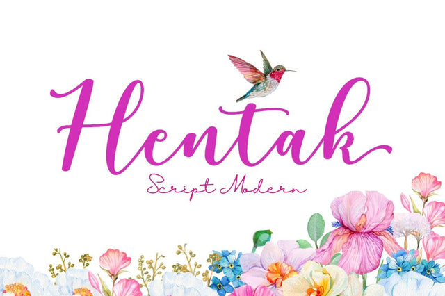 Hentak Font gatype 
