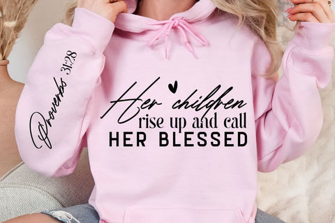 Her Children Rise Up And Call Sleeve SVG Design SVG Regulrcrative 