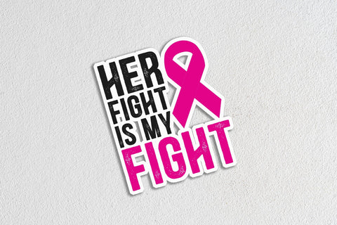 Her Fight Is My Fight Svg, Breast Cancer Awareness Svg, Breast Cancer Shirt, Breast Cancer Gifts for Husband, Svg Cut file, Cancer Ribbon SVG DesignDestine 
