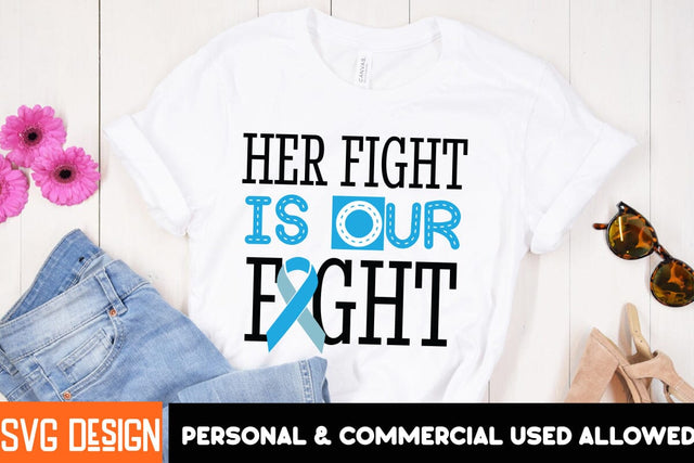 Her Fight is Our Fight SVG Design, SVG BlackCatsMedia 
