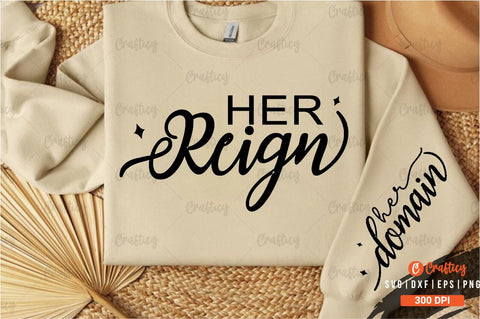 Her reign Sleeve SVG Design SVG Designangry 