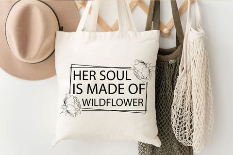 Her soul is made of wildflower SVG Design SVG Regulrcrative 