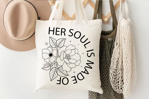 Her soul is made of wildflower SVG Design SVG Regulrcrative 
