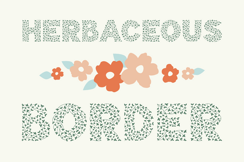 Herbaceous Border Font Lauren Ashpole 