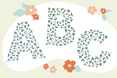 Herbaceous Border Font Lauren Ashpole 