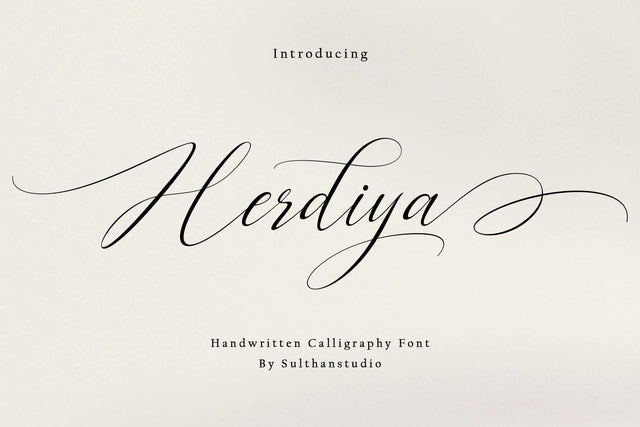 Herdiya Font Sulthan studio 