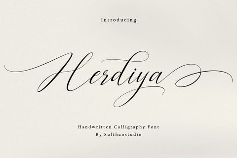 Herdiya Font Sulthan studio 