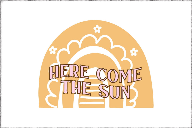 Here Come The Sun Png, Summer Design, Beach Png, Summer Life, Sublimation Summer, Sunshine, Beach Life, Sublimation Design,Digital Download Sublimation Jagonath Roy 