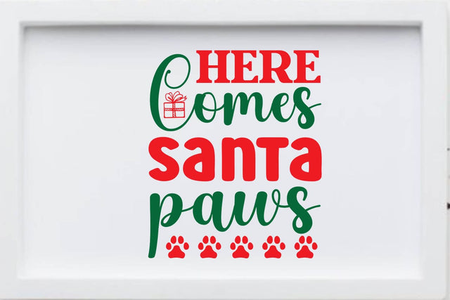Here Comes Santa Paws SVG Angelina750 