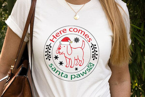 Here comes santa paws SVG Angelina750 