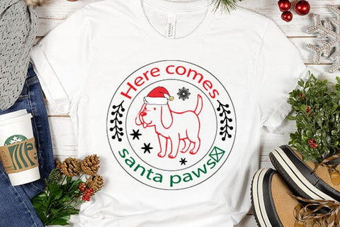 Here comes santa paws SVG Angelina750 