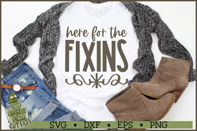 Here For the Fixins SVG File SVG Crunchy Pickle 