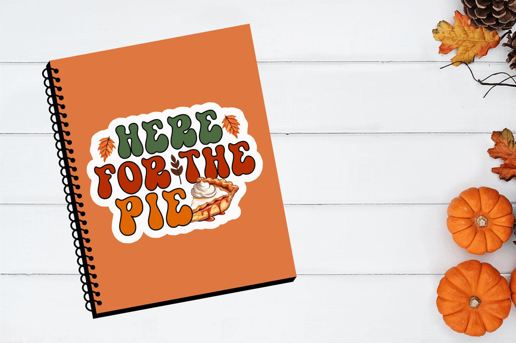 Here for the pie Stickers Design - So Fontsy