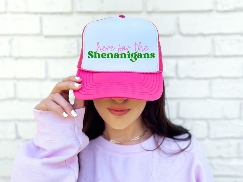 Here For The Shenanigans St. Patrick's SVG SVG Silhouette School Blog Design Shop 