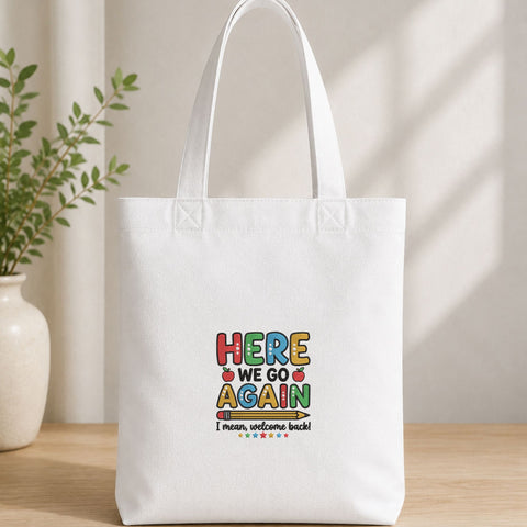 Here We Go Again Back to School Machine Embroidery Design – Welcome Back Teacher School Embroidery File Embroidery/Applique DESIGNS PatternFeed8 
