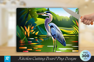 Heron Cutting Board Sublimation Regulrcrative 