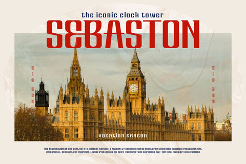 Hervia - Condensed Font Font twinletter 