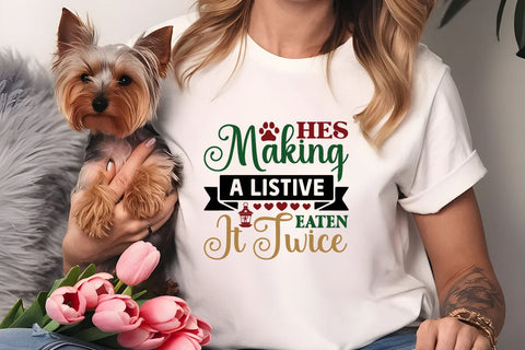 Hes making a listive eaten it twice SVG Angelina750 