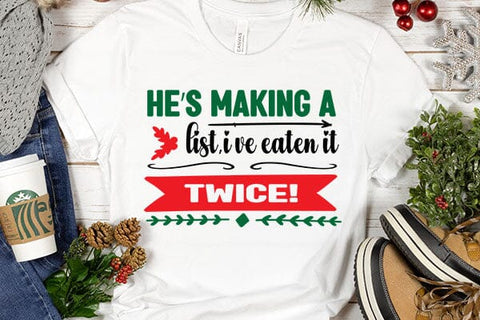 Hes making a listive eaten it twice! SVG Angelina750 