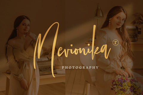 Hevojniwal Signature Typeface Font Fadeline Std. 