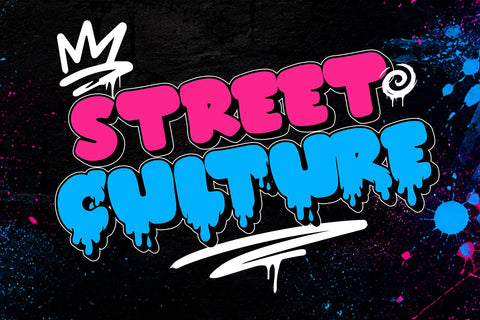 Hexitags – 3D Dripping Graffiti Font Font Mozzatype 