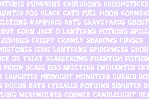 Hexling - A Scary Sans Font Beck McCormick 