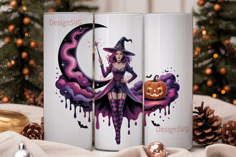 Hexy Witch 20oz Tumbler Design Sublimation DesignSVG 