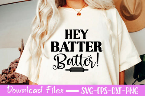 Hey batter batter! , Kitchen svg bundle, Kitchen svg, Kitchen Quotes, Funny Quotes, Funny Svg SVG farhad farhad 