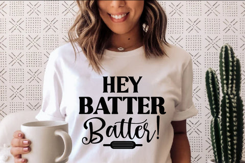Hey batter batter! , Kitchen svg bundle, Kitchen svg, Kitchen Quotes, Funny Quotes, Funny Svg SVG farhad farhad 