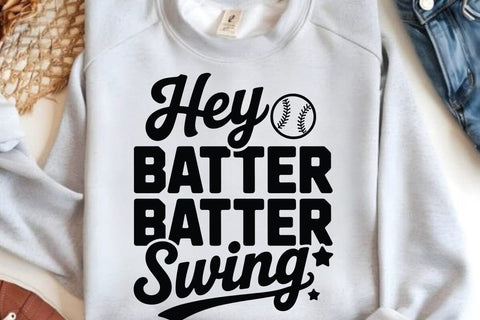 Hey Batter Batter Swing SVG Angelina750 
