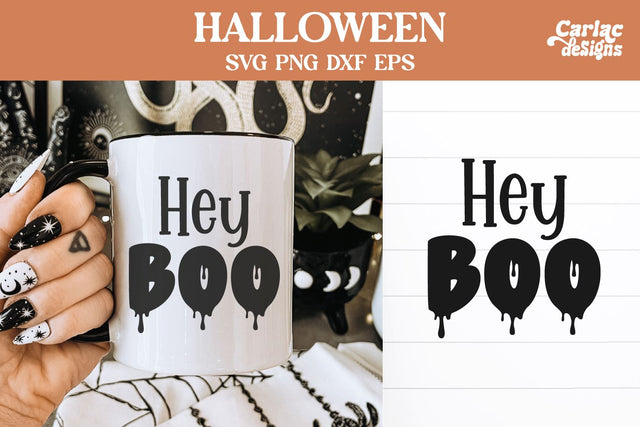 Hey Boo SVG SVG Carla C Designs 