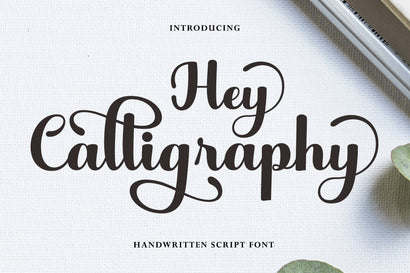 Hey Calligraphy Font Studio Rhd Store 