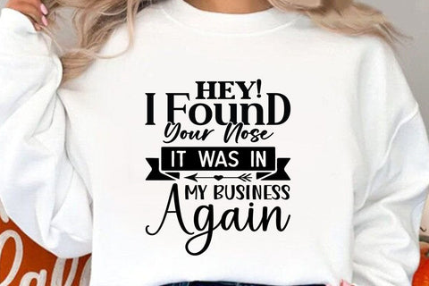 Hey I Found Your Nose It Was In SVG Angelina750 