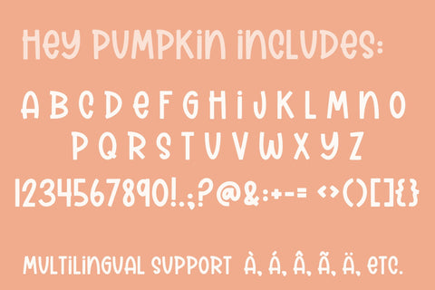 Hey Pumpkin, Halloween Handwritten Font for Cricut Font Designing Digitals 