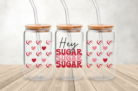 Hey sugar Can Glass Wrap svg Design SVG Regulrcrative 