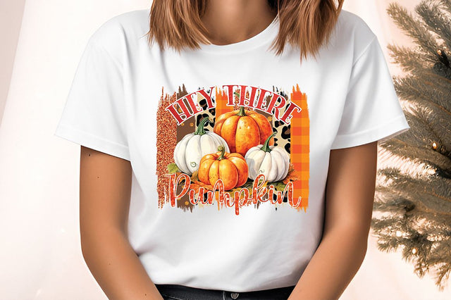 Hey there pumpkin PNG Design Sublimation Designangry 