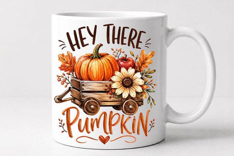 Hey There Pumpkin PNG Rustic Fall Digital Download SVG BillahCrafts 