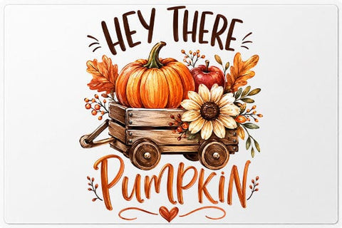 Hey There Pumpkin PNG Rustic Fall Digital Download SVG BillahCrafts 