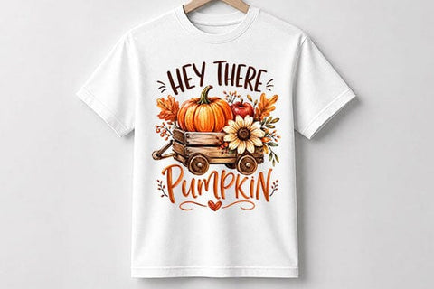 Hey There Pumpkin PNG Rustic Fall Digital Download SVG BillahCrafts 